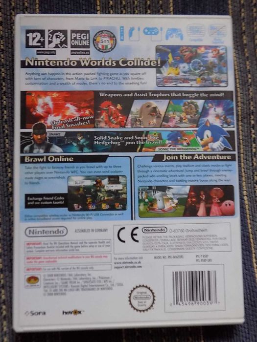 Super Smash Bros. Brawl na Nintendo Wii - komplet 3xA w bdb stanie! =)