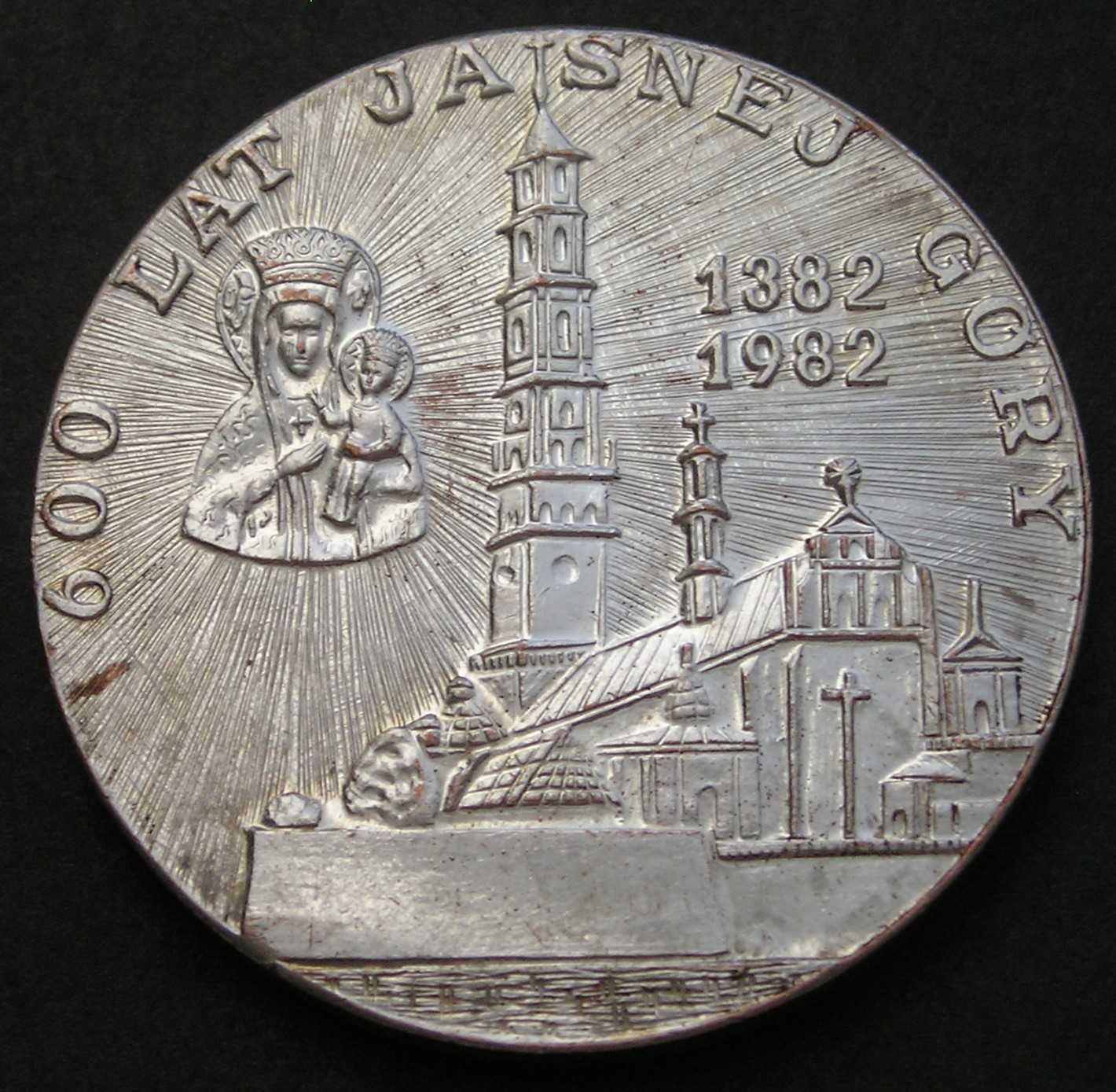 medal 600 lat Jasnej Góry - Jan Paweł II - Pontifex Maximus