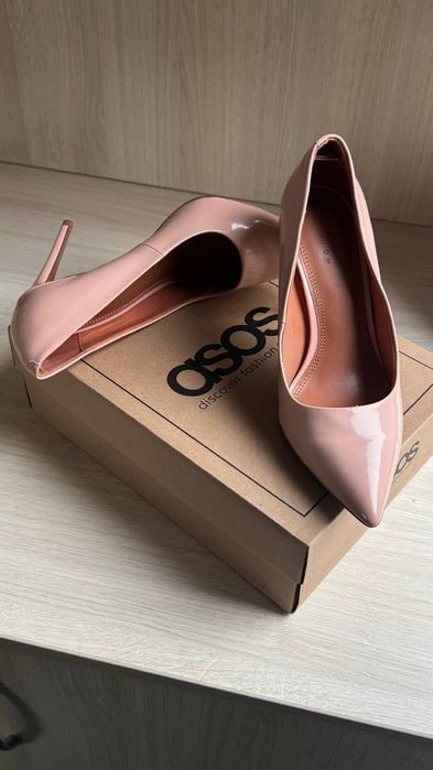 Nude Patent Heels ASOS