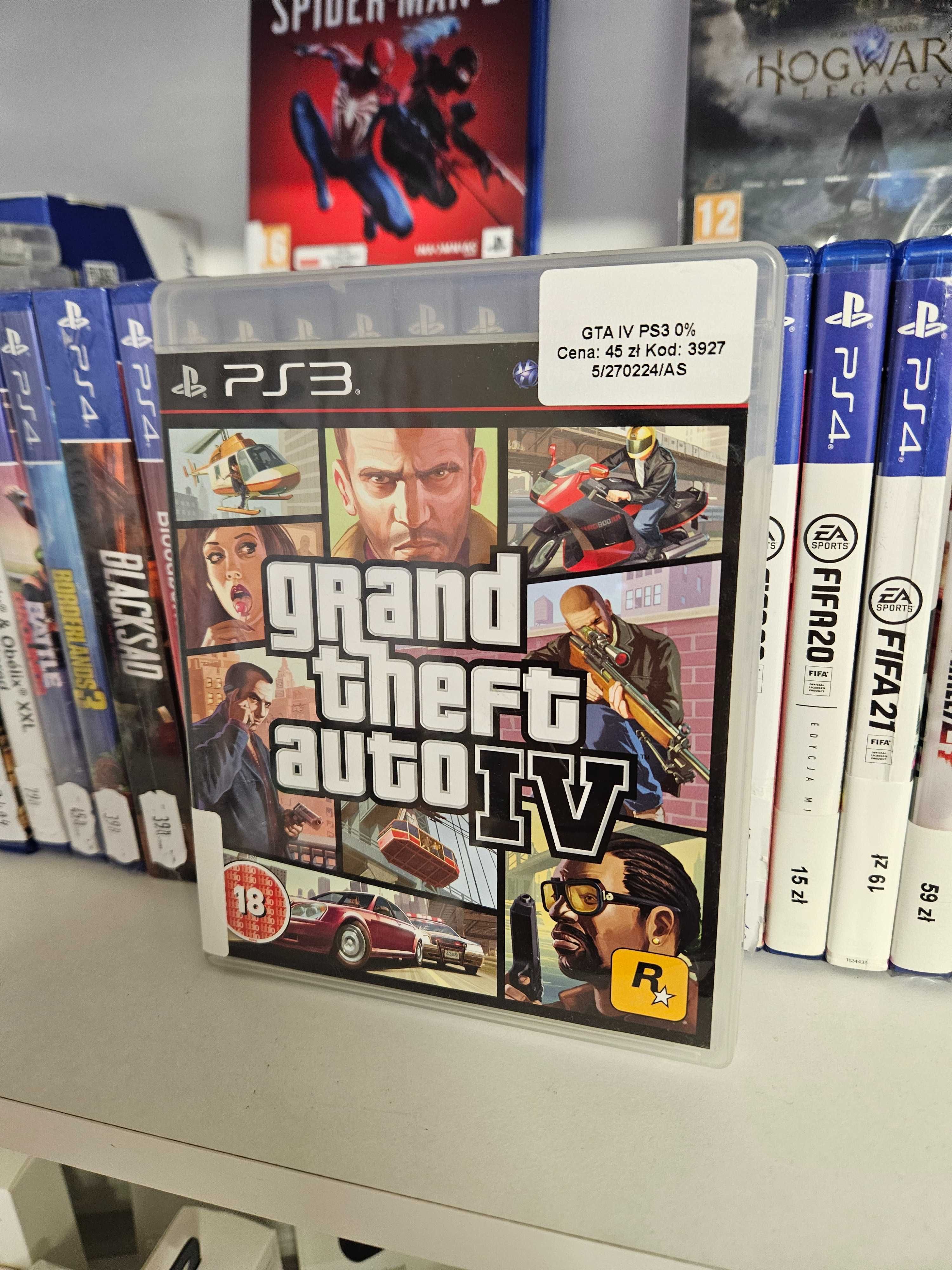 Grand Theft Auto 4 PS3 - As Game & GSM - 3927