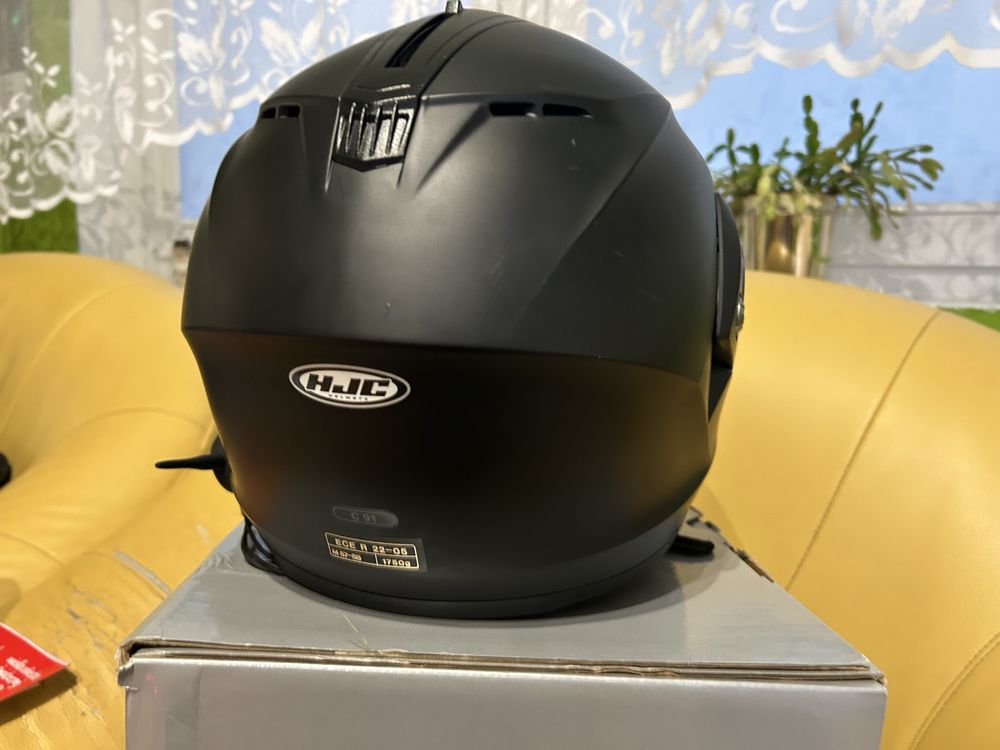 Kask HJC rozmiar M+ pinlock+ interkom sterowany z kier ejeas E6 Plus
