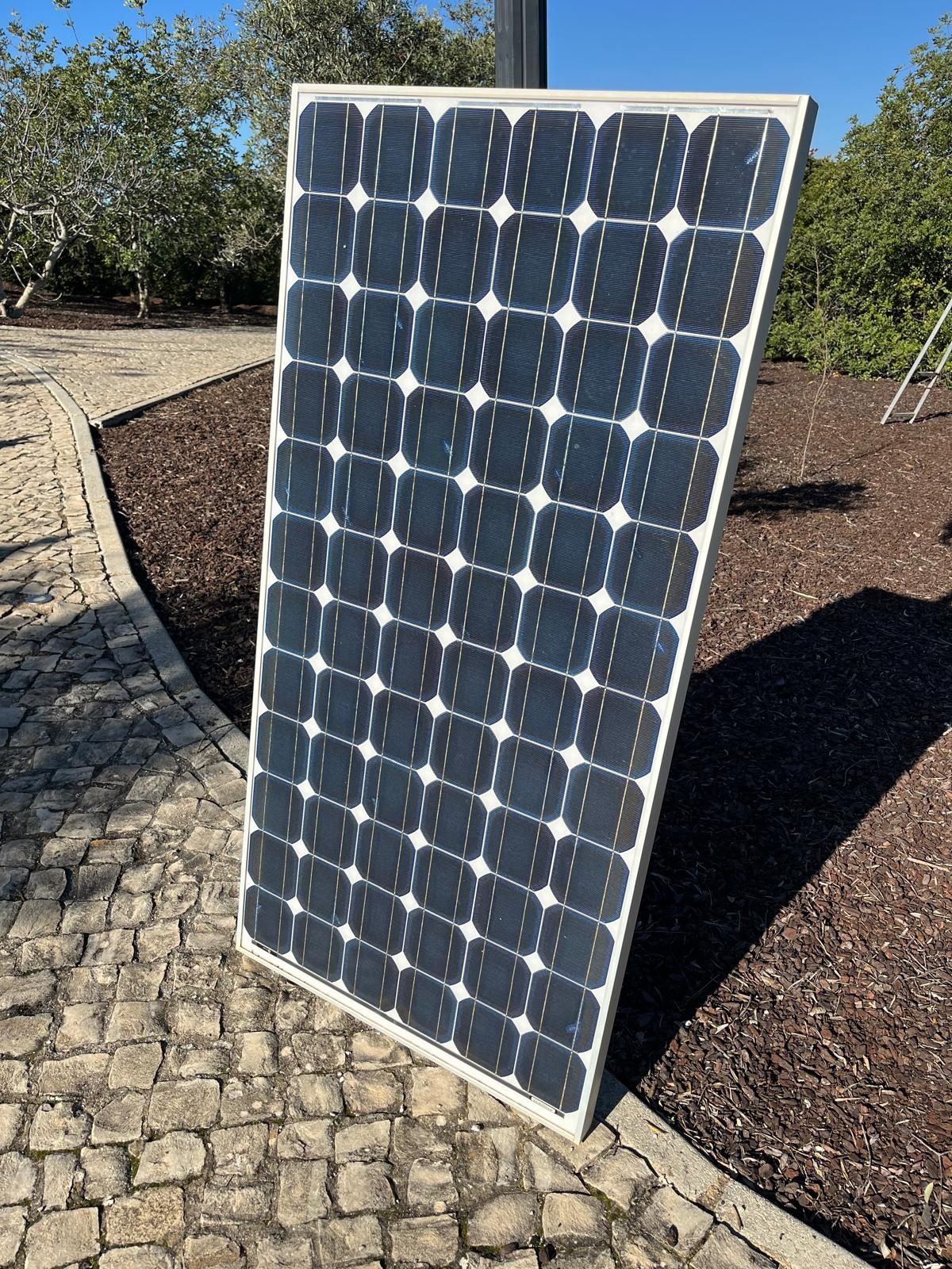 Placas de painéis solares.