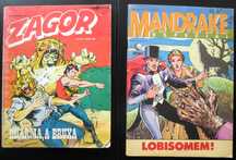 Zagor Sandokan Mandrake RTP Biblia Pirata Mundo de aventuras