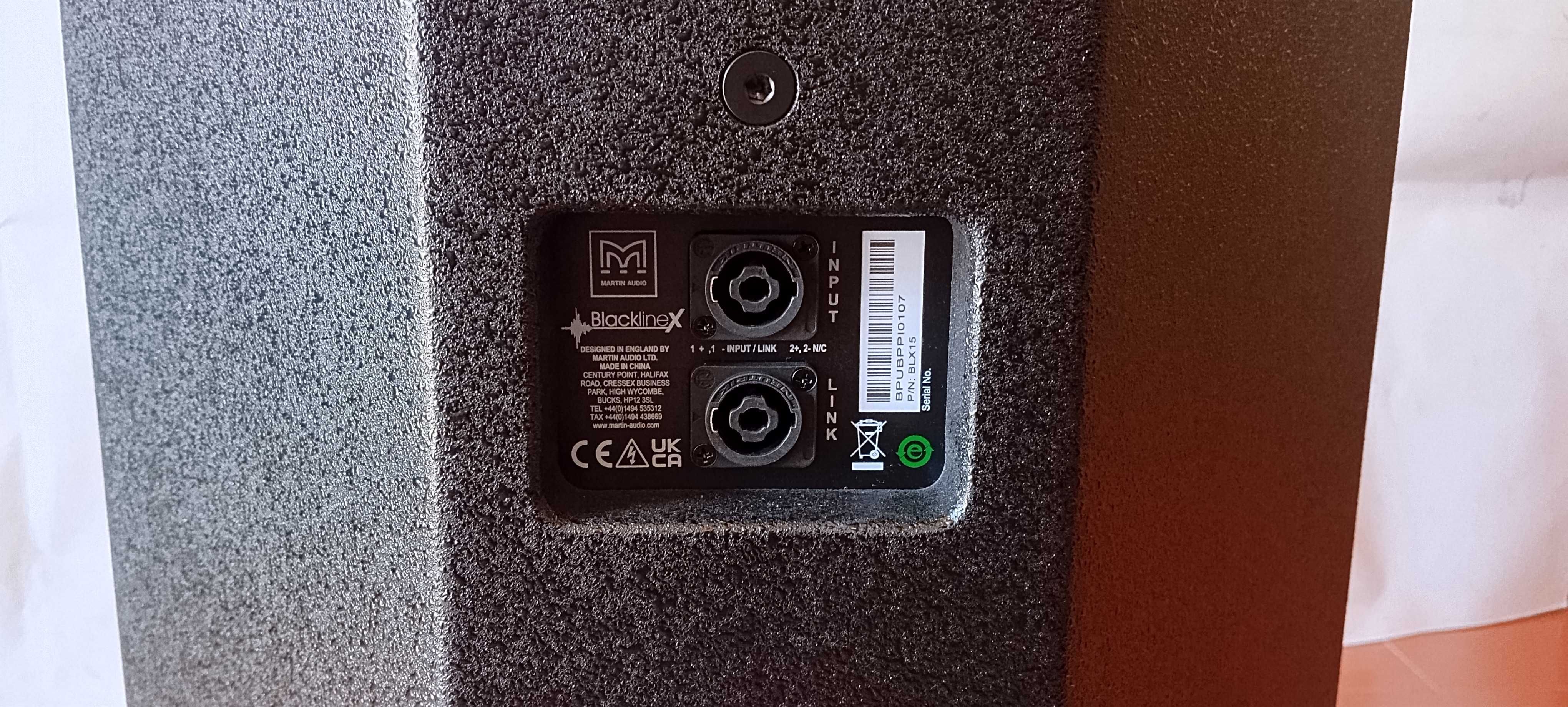 Martin Audio Blackline X15 e X118