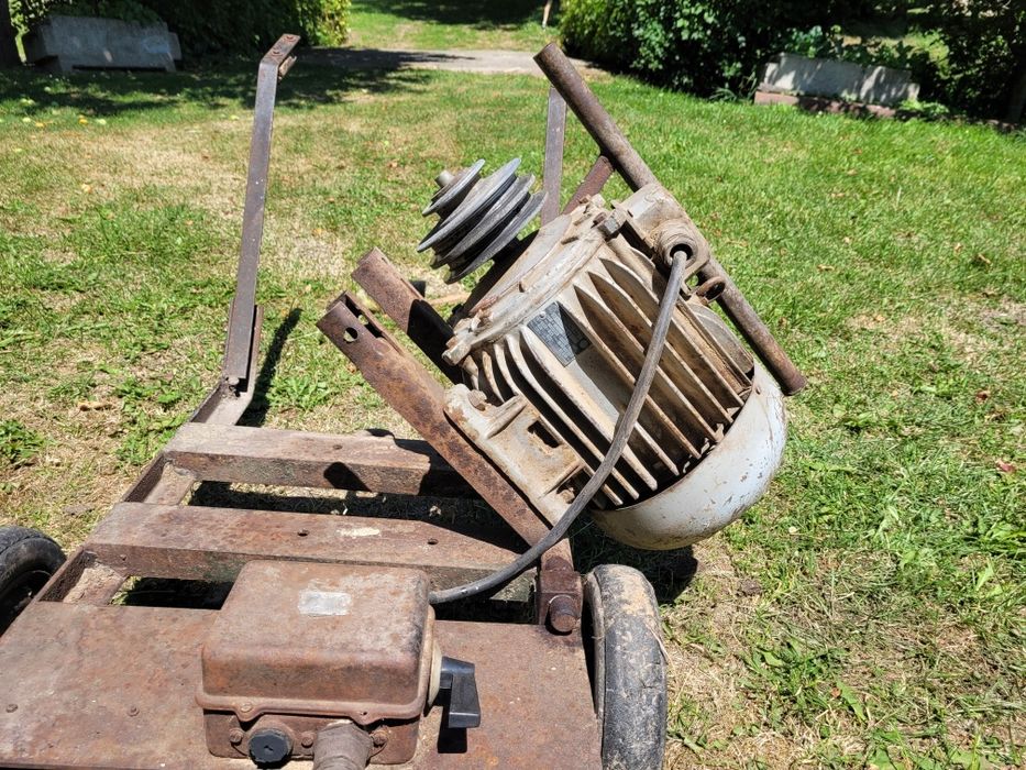 Silnik trójfazowy 5,5 kW na wózku