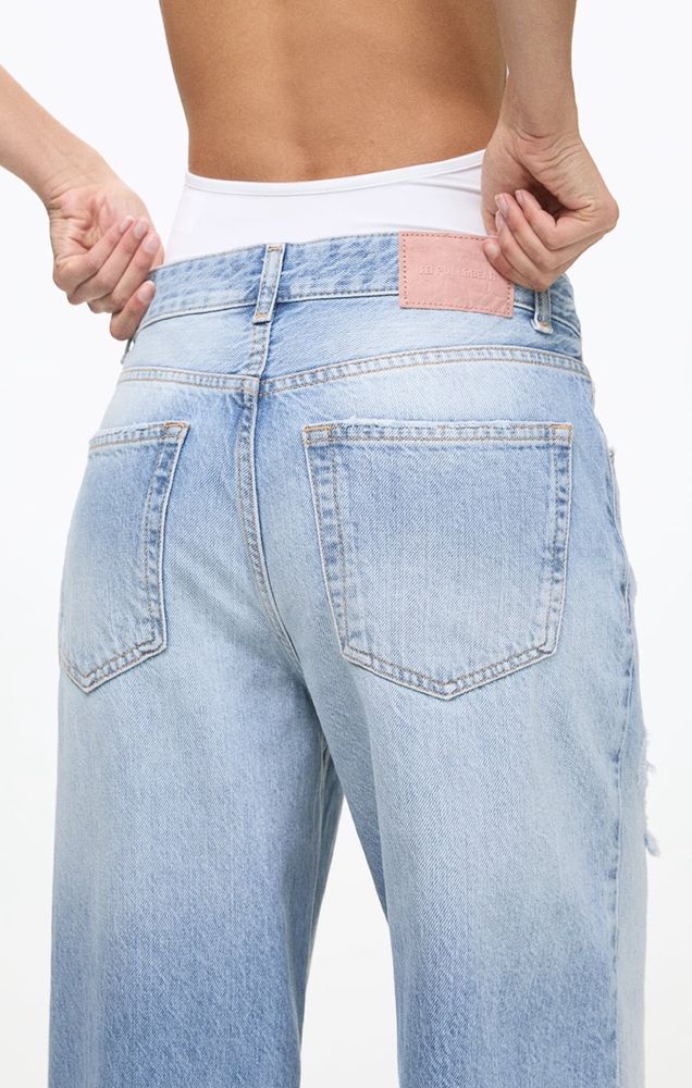 Джинси з потертостями Pull & Bear