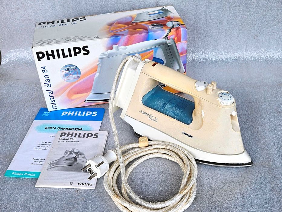 Żelazko PHILIPS 1450W Mistral Elan 84 HI284 sprawne