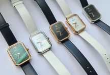 Жіночий годинник OBLVLO Paris White/Gold Sapphire нові