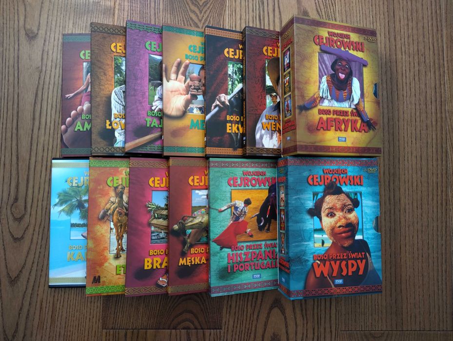 Wojciech Cejrowski - zestaw Boso przez Świat - kolekcja 17 DVD