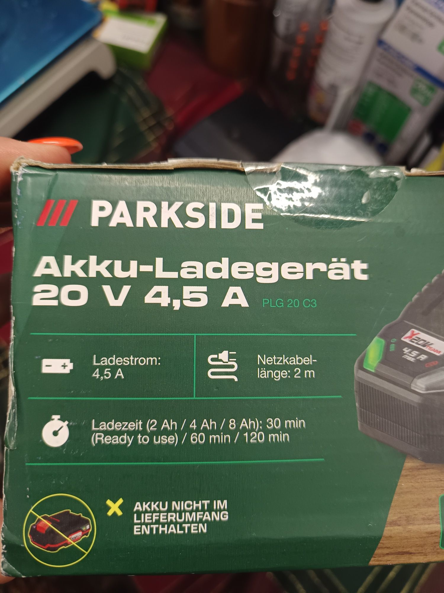 Зарядне до акумуляторів Parkside