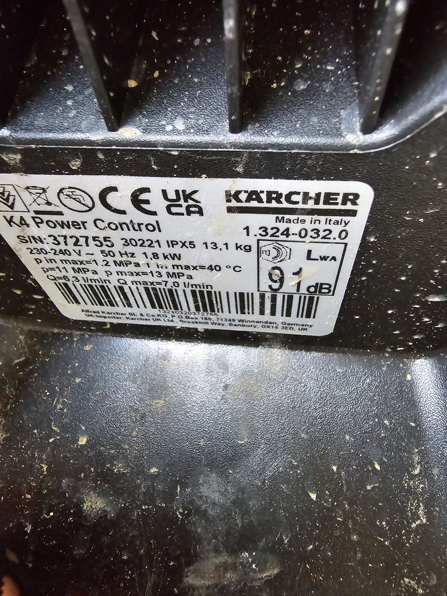 Myjka ciśnieniowa Karcher K4 Power Control