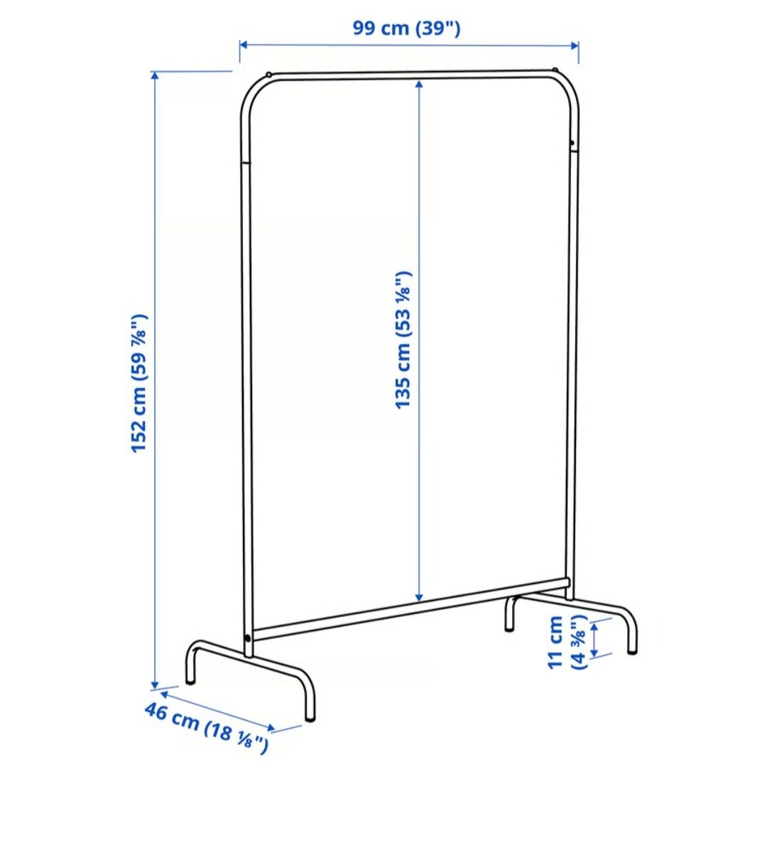 Wieszak na ubrania ikea
