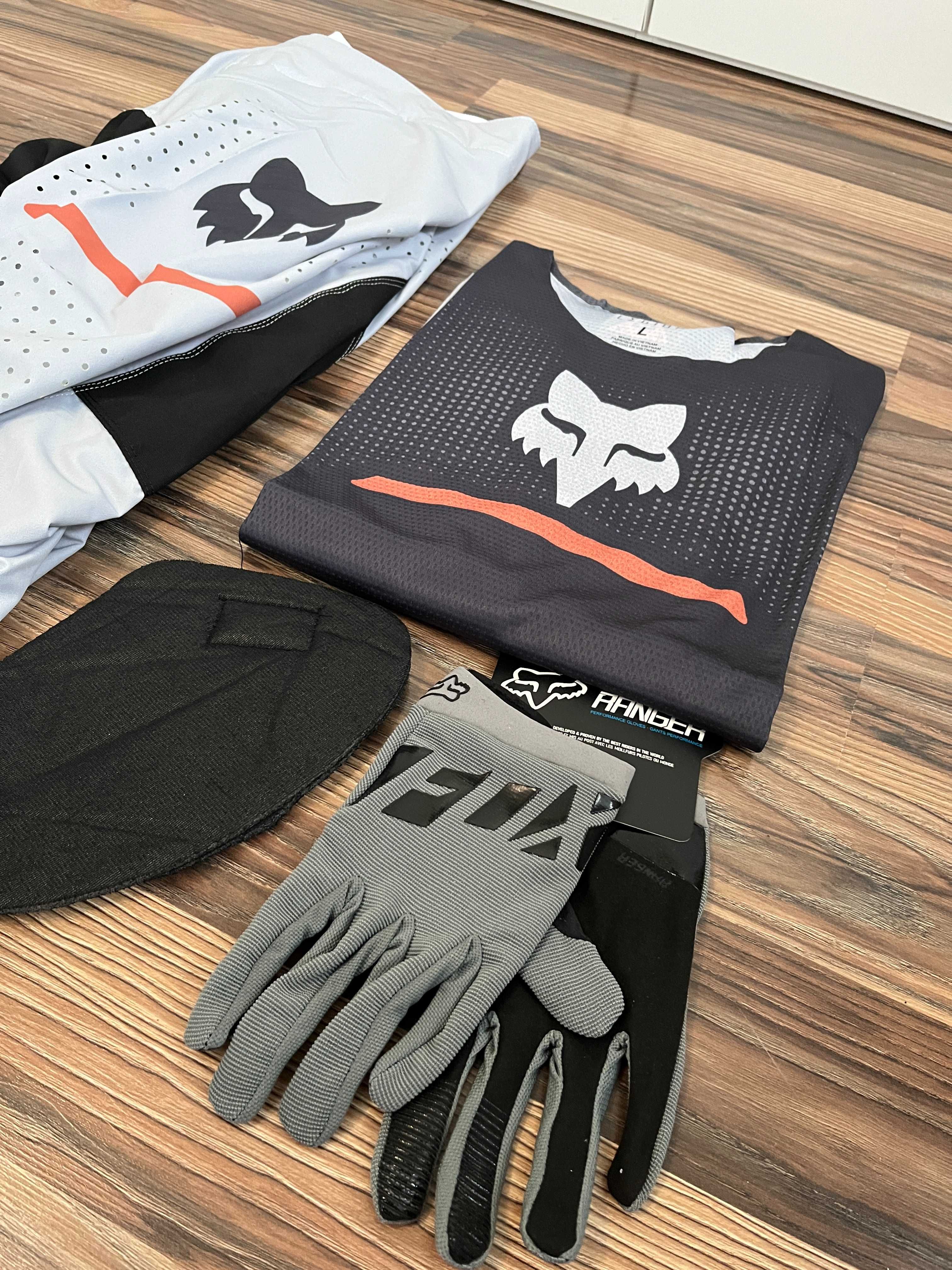 Strój FOX Flexair Optical Steel Grey MX (cross,quad,enduro,mtb)