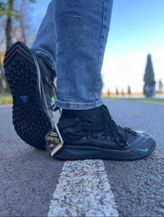(БЕЗ ПЕРЕДОПЛАТИ)nike acg terra antarktik gore-tex black blue найк асг