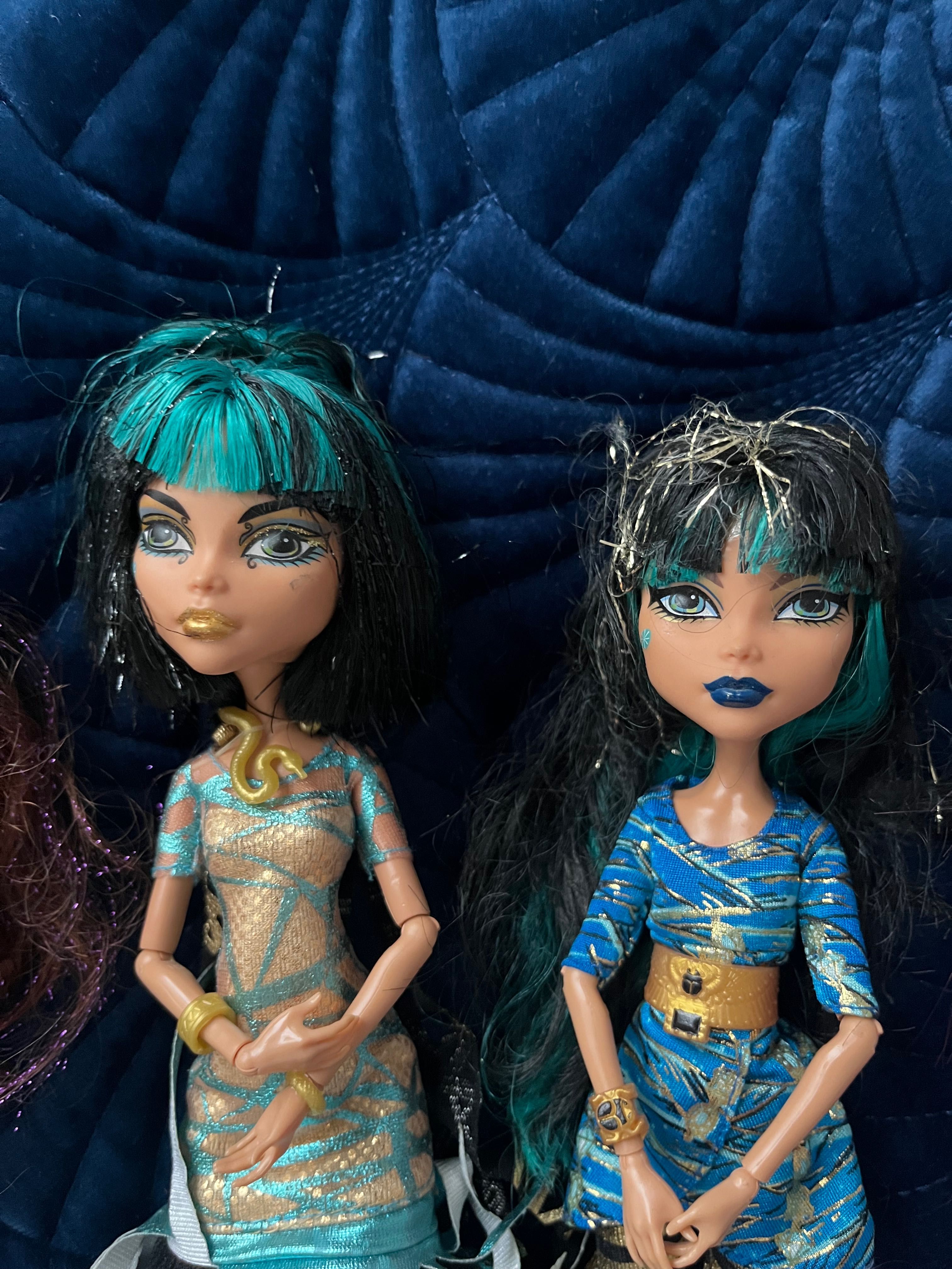 Lalki Monster High 7 sztuk, super stan, kolekcja - Promocja!