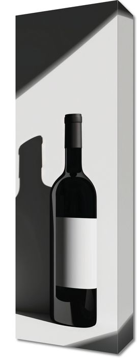 Obraz 20x60cm Butla Wina