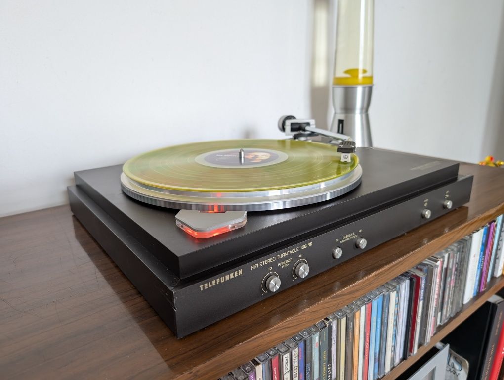 Telefunken CS10 gramofon, półautomat, direct drive, vintage lata 80te