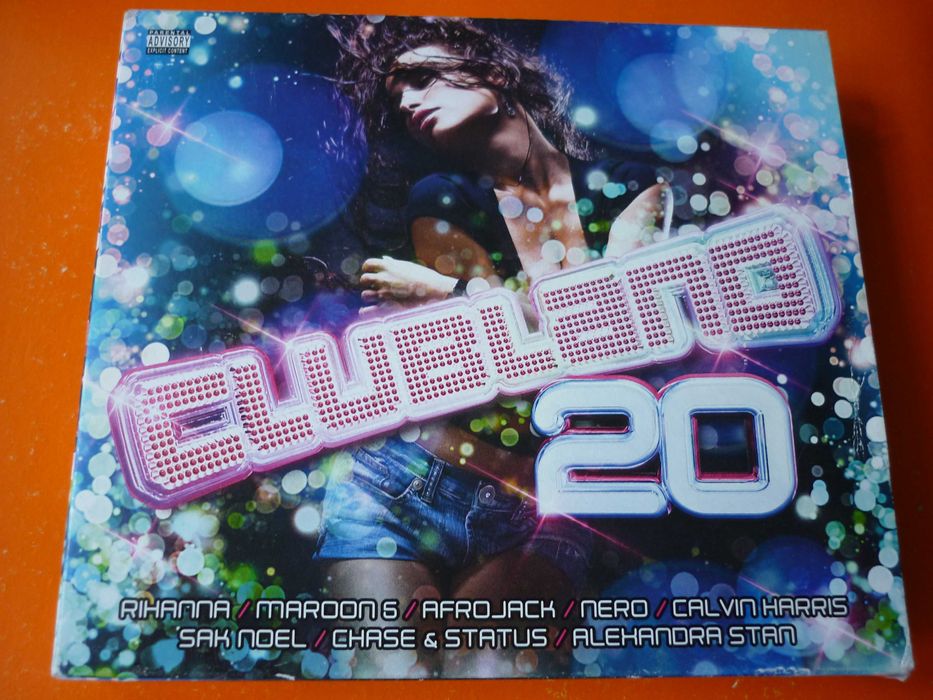 3 płyty CD "Clubland 20": Rihanna Lopez Aguilera Del Rey Gaga Benassi