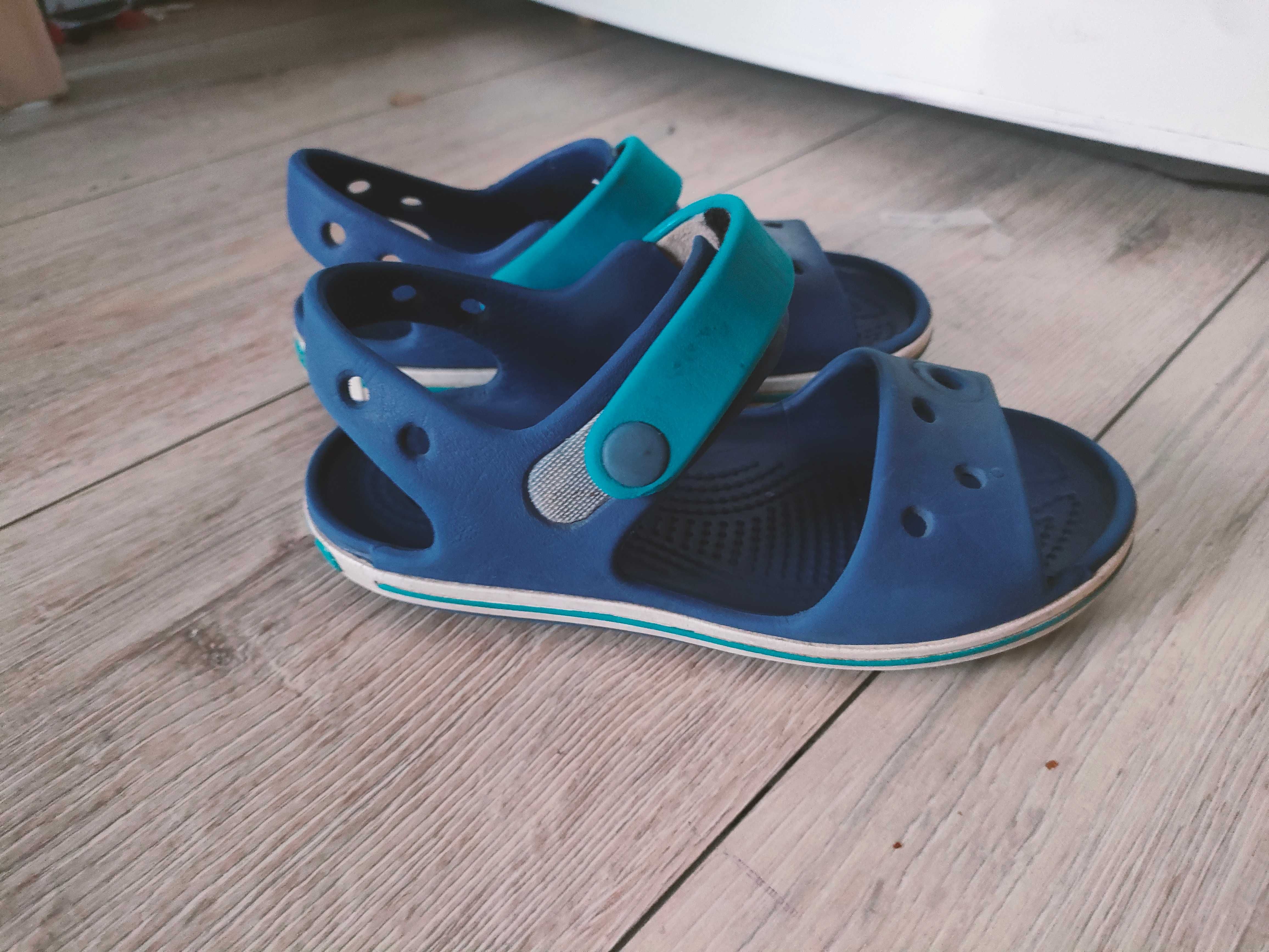 Crocs C11 sandały niebieskie rozmiar 28 29