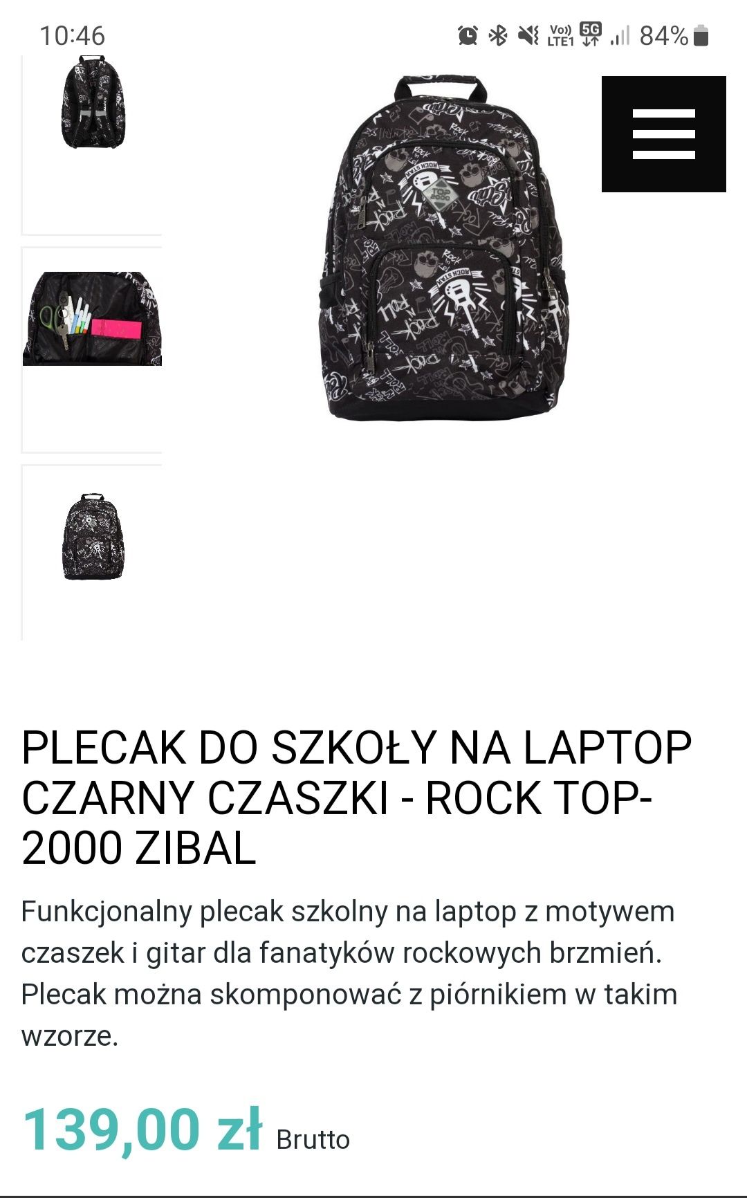 Plecak szkolny TOP 2000