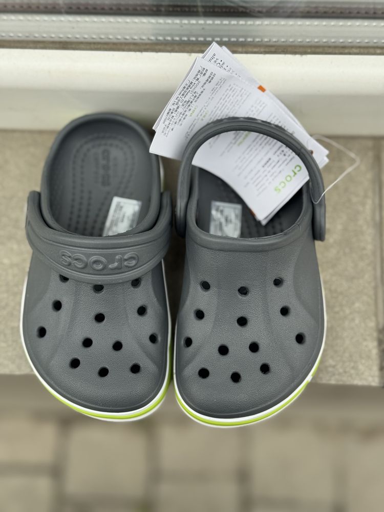 Дитячі Crocs Сірі Чорні Рожеві (для хлопчиків та дівчат) всі розміри