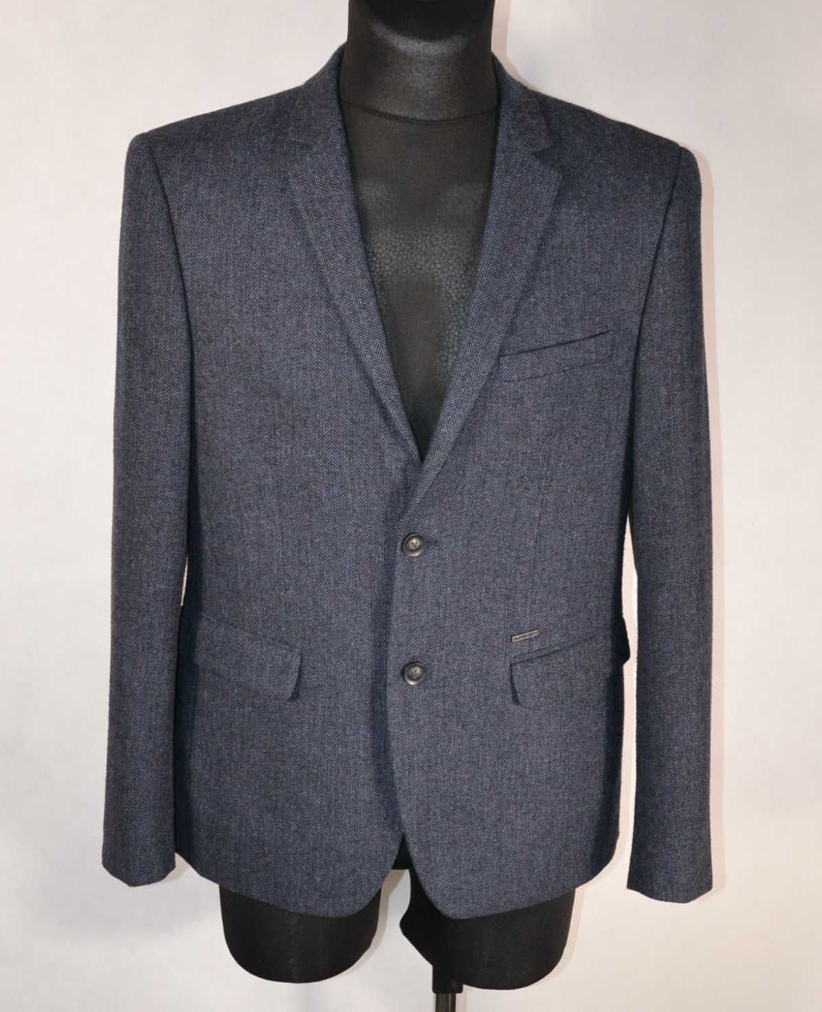 SUPERDRY Supremacy Tailoring Marynarka Męska L Oryginalna Super Stan