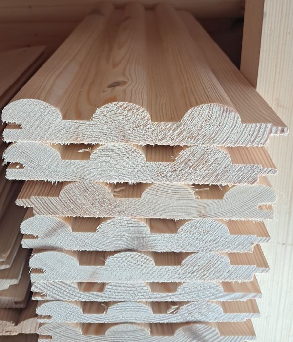 PRODUCENT deska elewacyjna lamele, romb duo kl 1 sosna, świerk, modrze