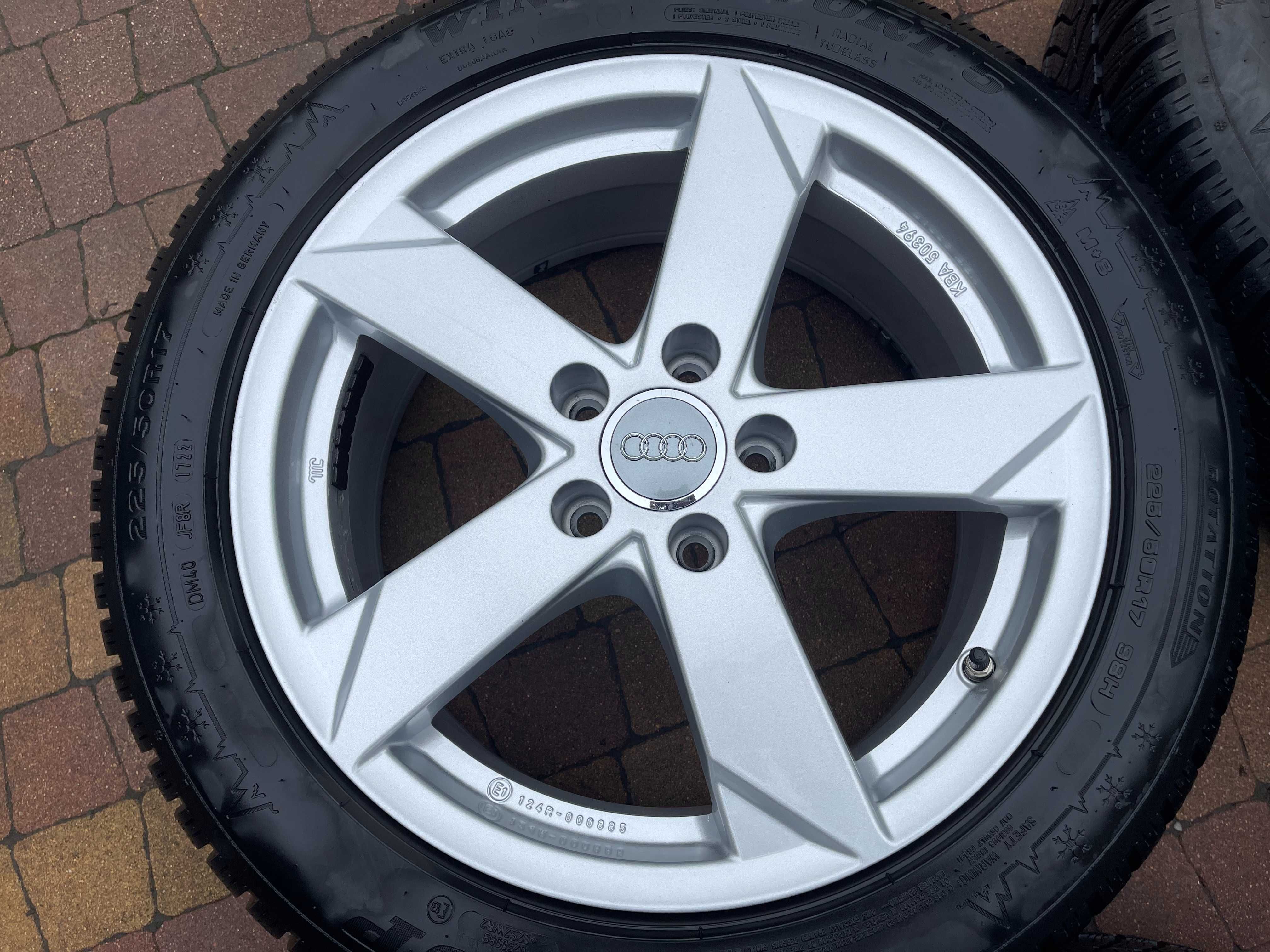 3744. Alufelgi 17" Audi A4 B8 B9 A6 TT A3 8P 8V 8Y 7.5J ET38 5x112