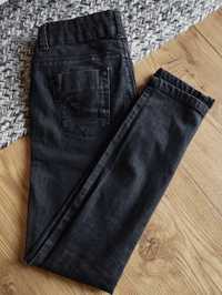 134cm spodnie Zara, czarne spodnie dziewczęce
