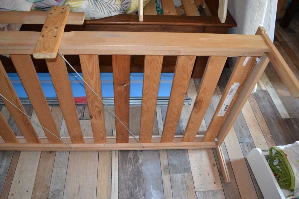 DREWNO Łóżko MATERAC 160x70 GRATIS Barierka BDB Ikea SOLIDNE Sultan