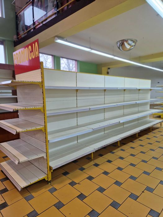 Regały sklepowe tzw, Gondole