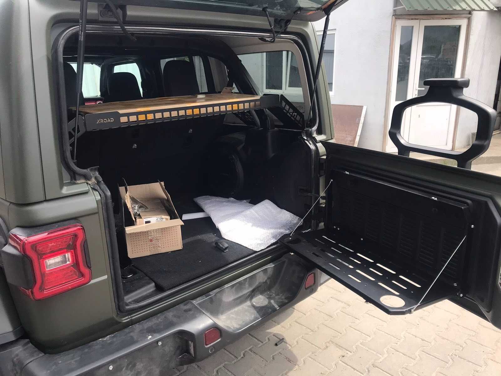 Полка в багажник Jeep Wrangler молле органайзер JL JLU JK TJ