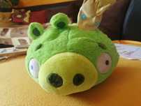 Peluche porco rei dos angry birds