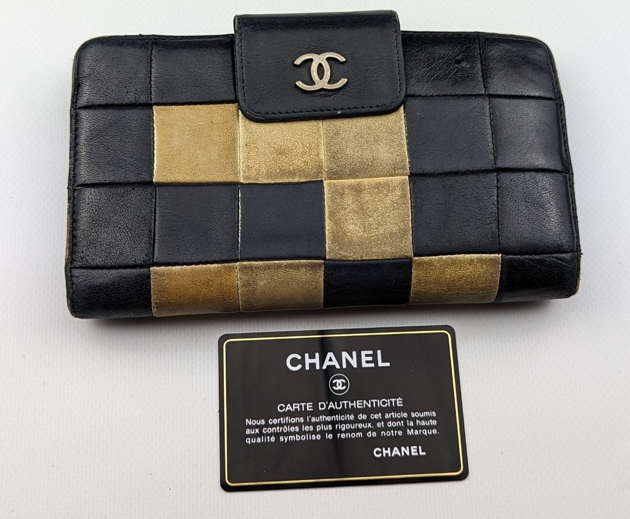 Кожаний гаманець chanel