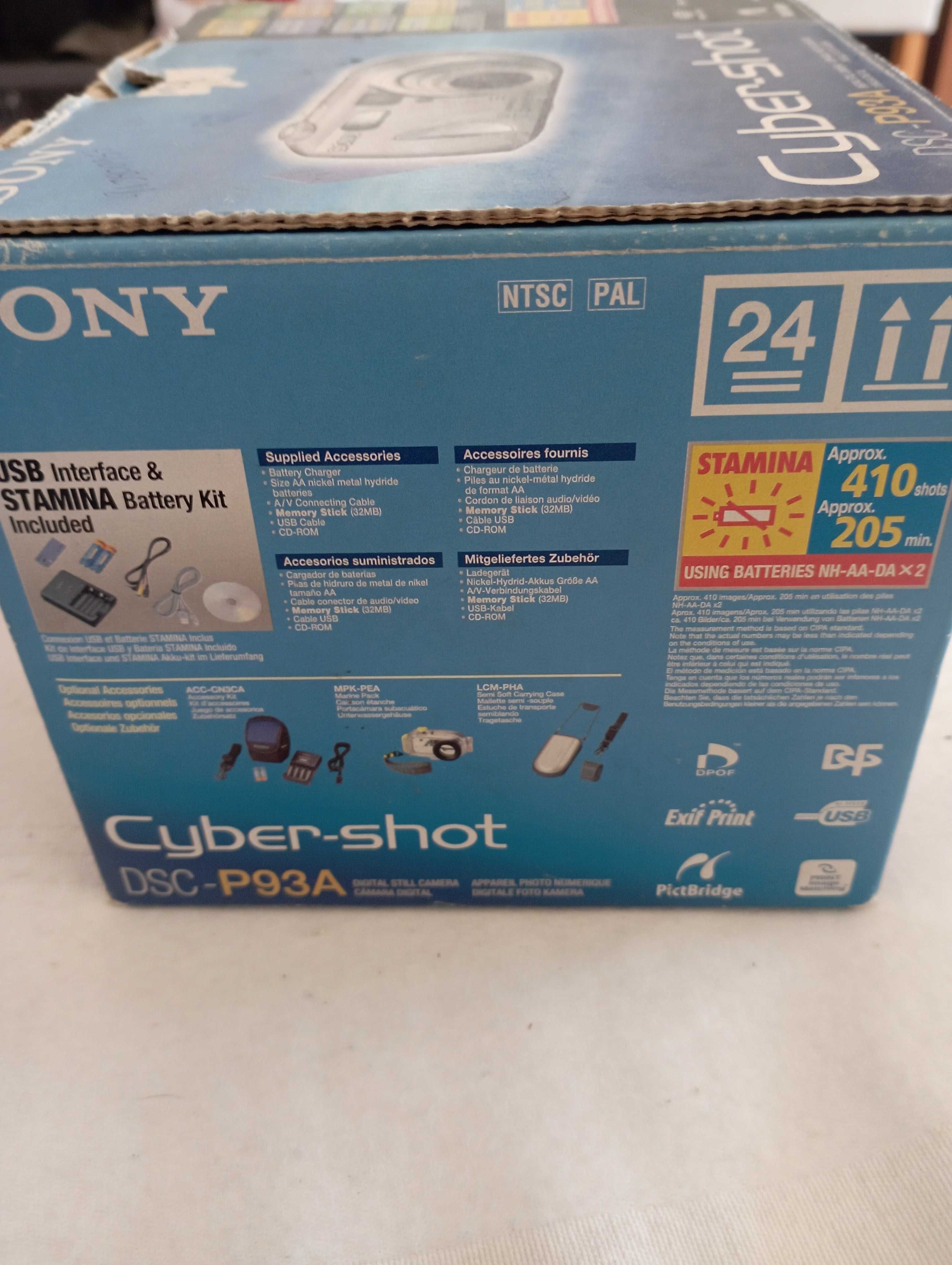 Máquina fotográfica Sony