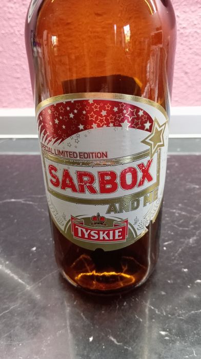 Butelka kolekcjonerska Sarbox Tyskie