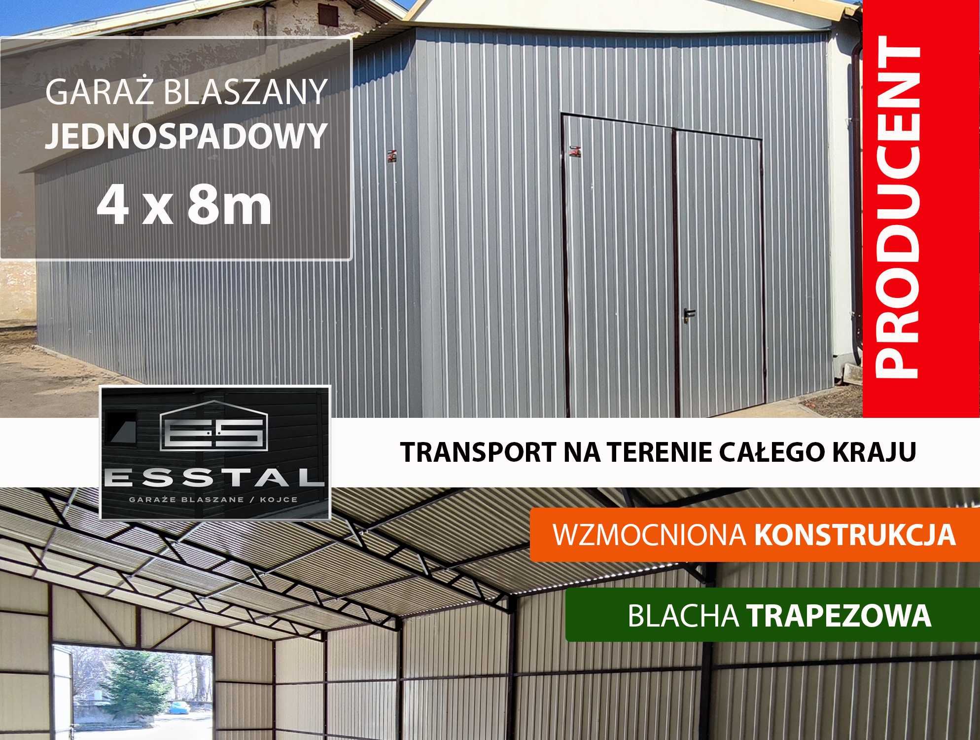 POPIELATY Garaż Blaszany | MAGAZYN ROLNICZY | Wiaty , Hale | - ESSTAL*