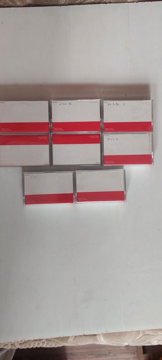 Kasety Sony HF 60 zestaw 8 sztuk