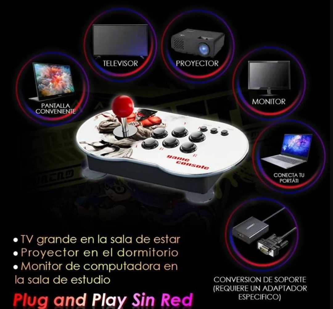 Consola com 15.000 Jogos até 4 players