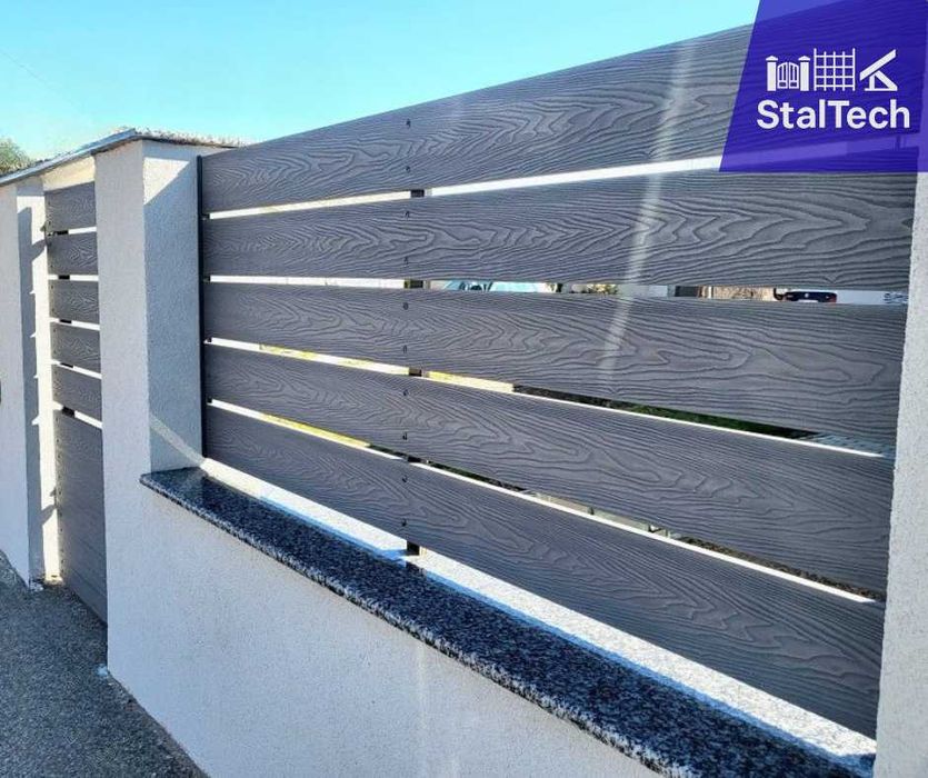 Ogrodzenie palisadowe, bramy, furtki, przęsła, nowoczesne, transport