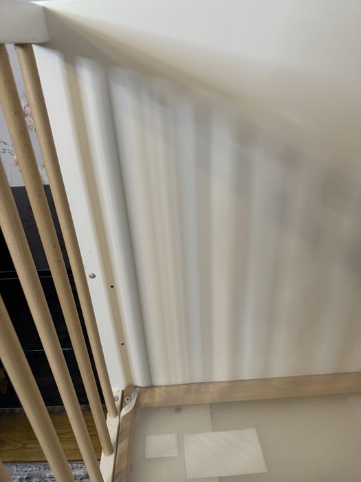 IKEA MYLLRA Łóżeczko z szufladą, białe 60x120 cm