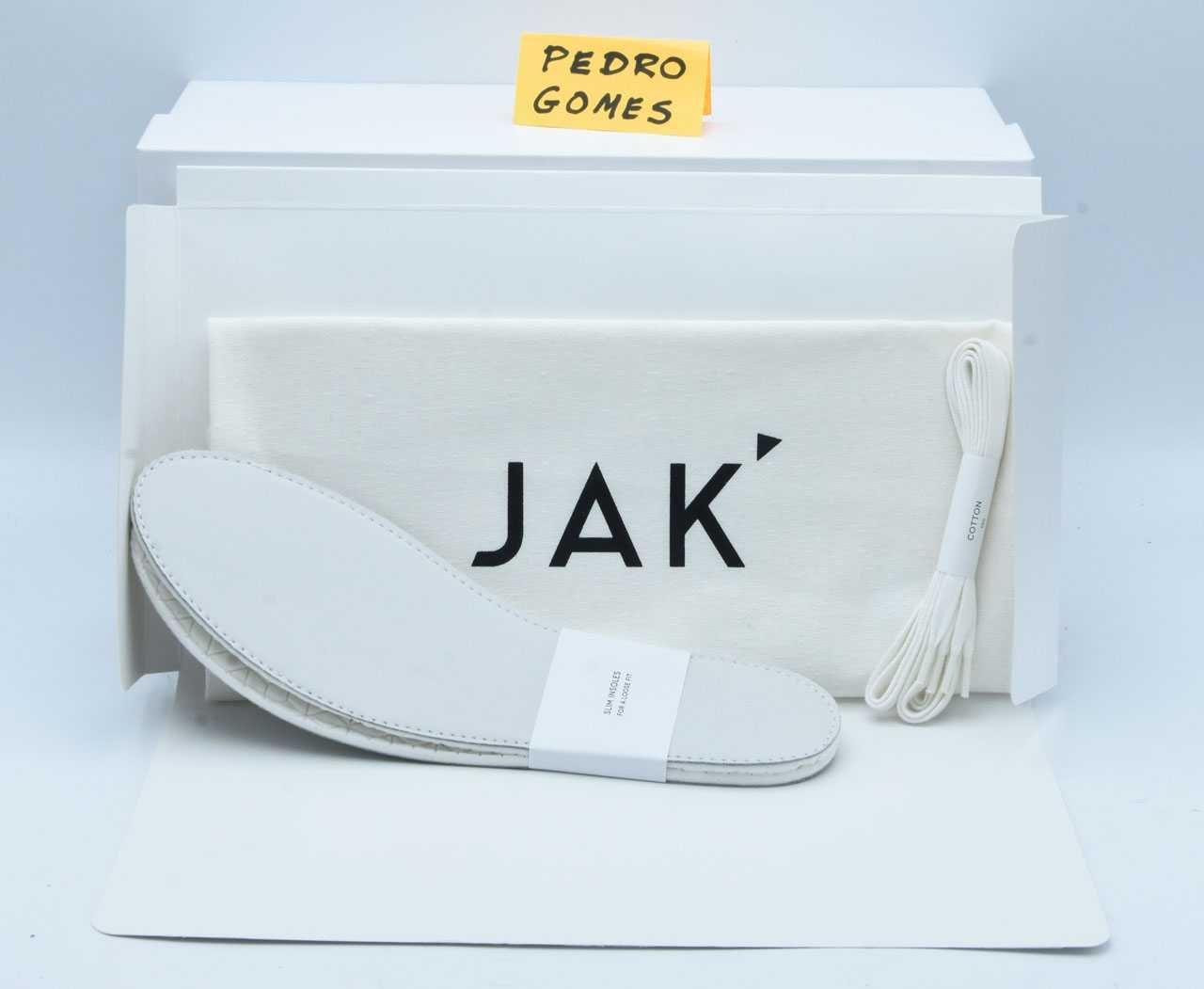 Tenis JAK Royal White NOVOS em pele proveniente oferta metade do valor