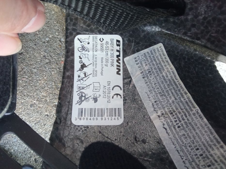 Kask  ochronny dziewczęcy