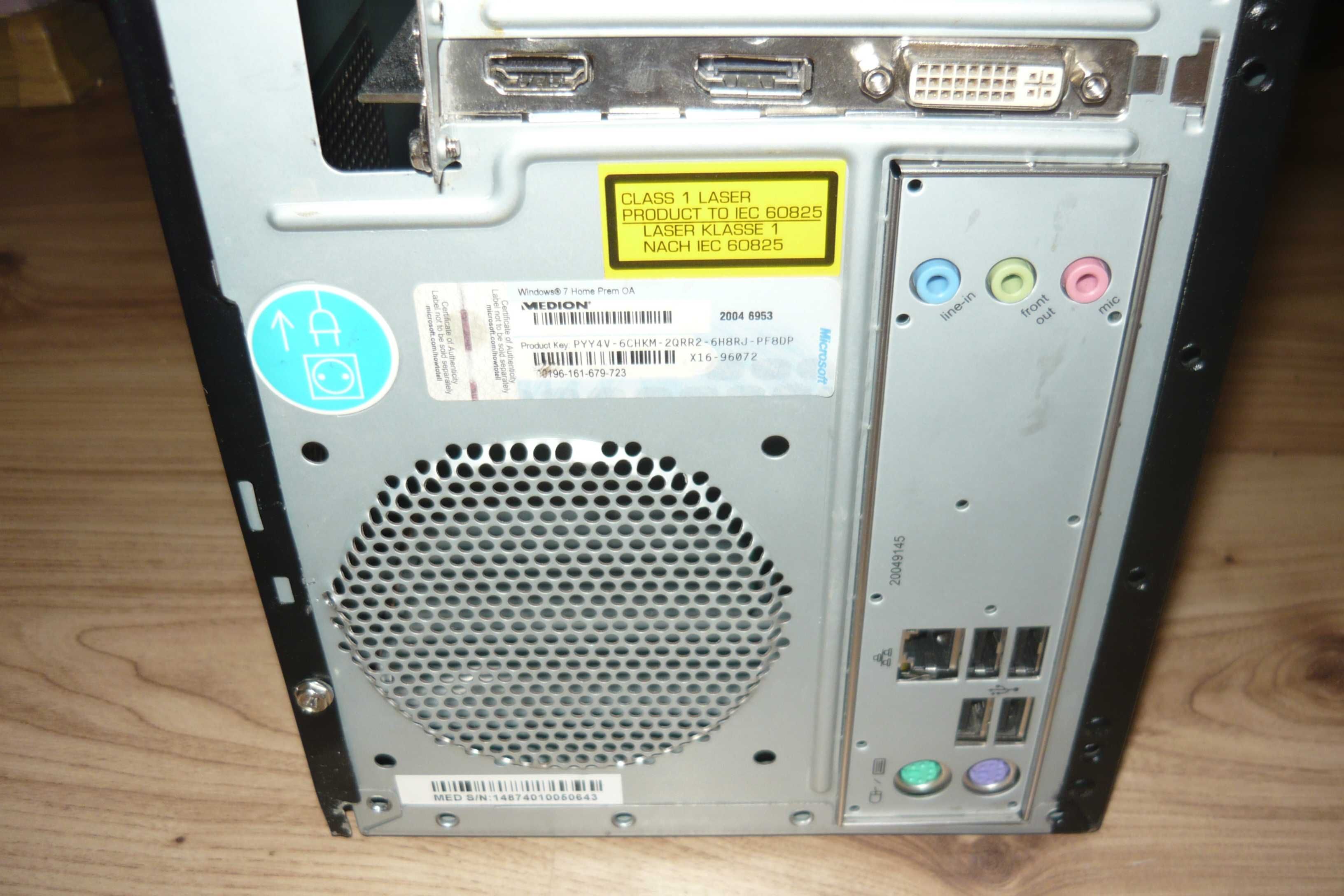Komputer 4x3,7 GHz/8GB DDR3/HDD 1000 GB/Radeon HD6670 1GB/Windows 10