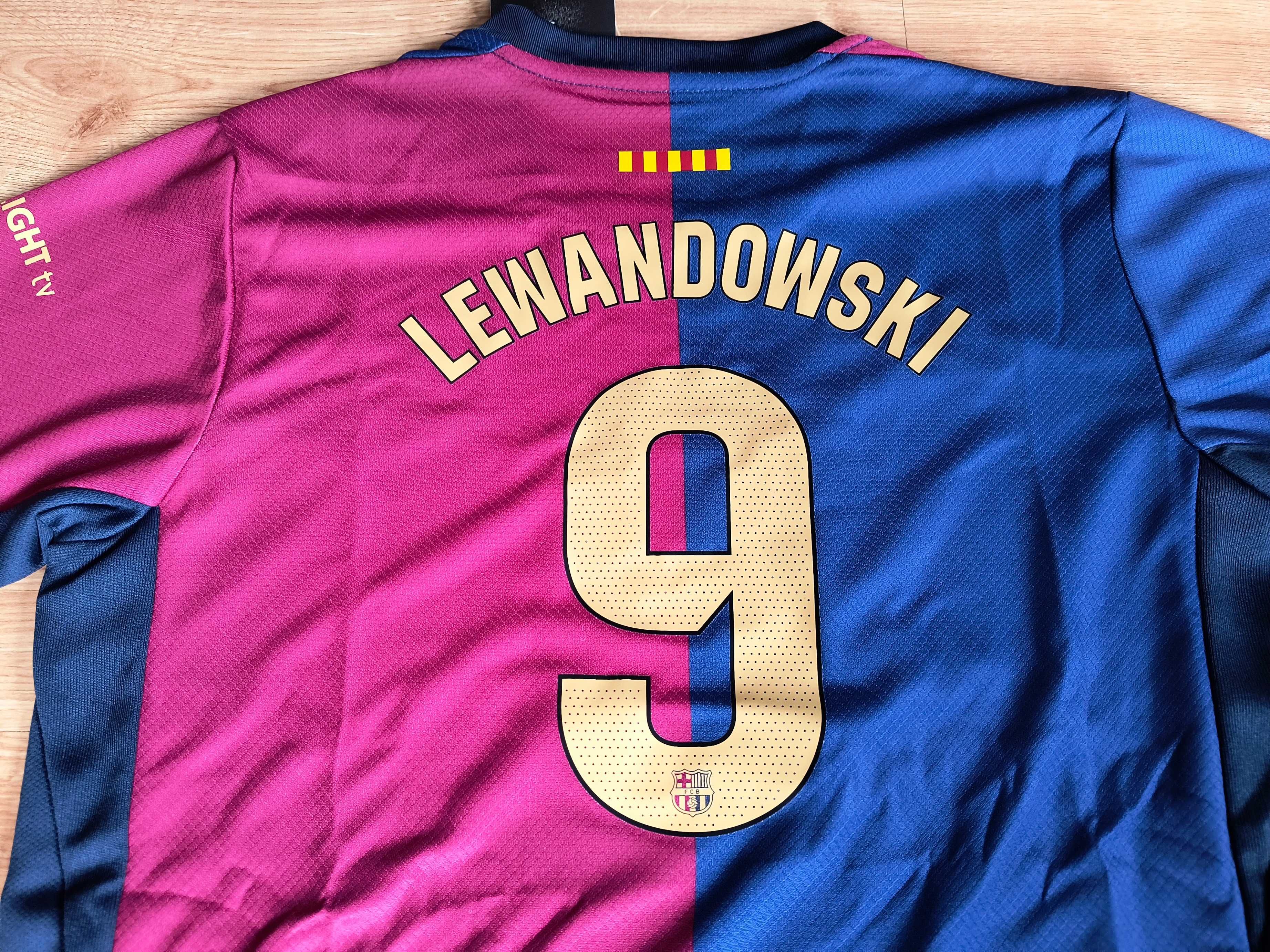 Strój dziecięcy FC Barcelona 24/25 Lewandowski 9 r. na 145-155cm