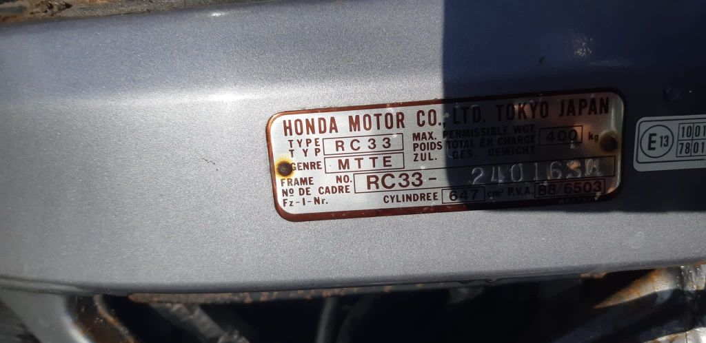 Honda NTV 650 mały przebieg