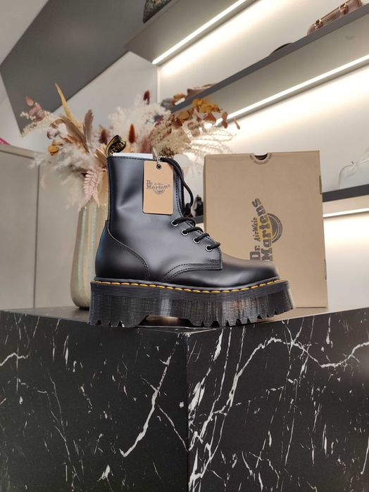 Черевики Dr. Martens Jadon Black Polished Smooth