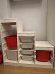 Trofast z pojemnikami ikea