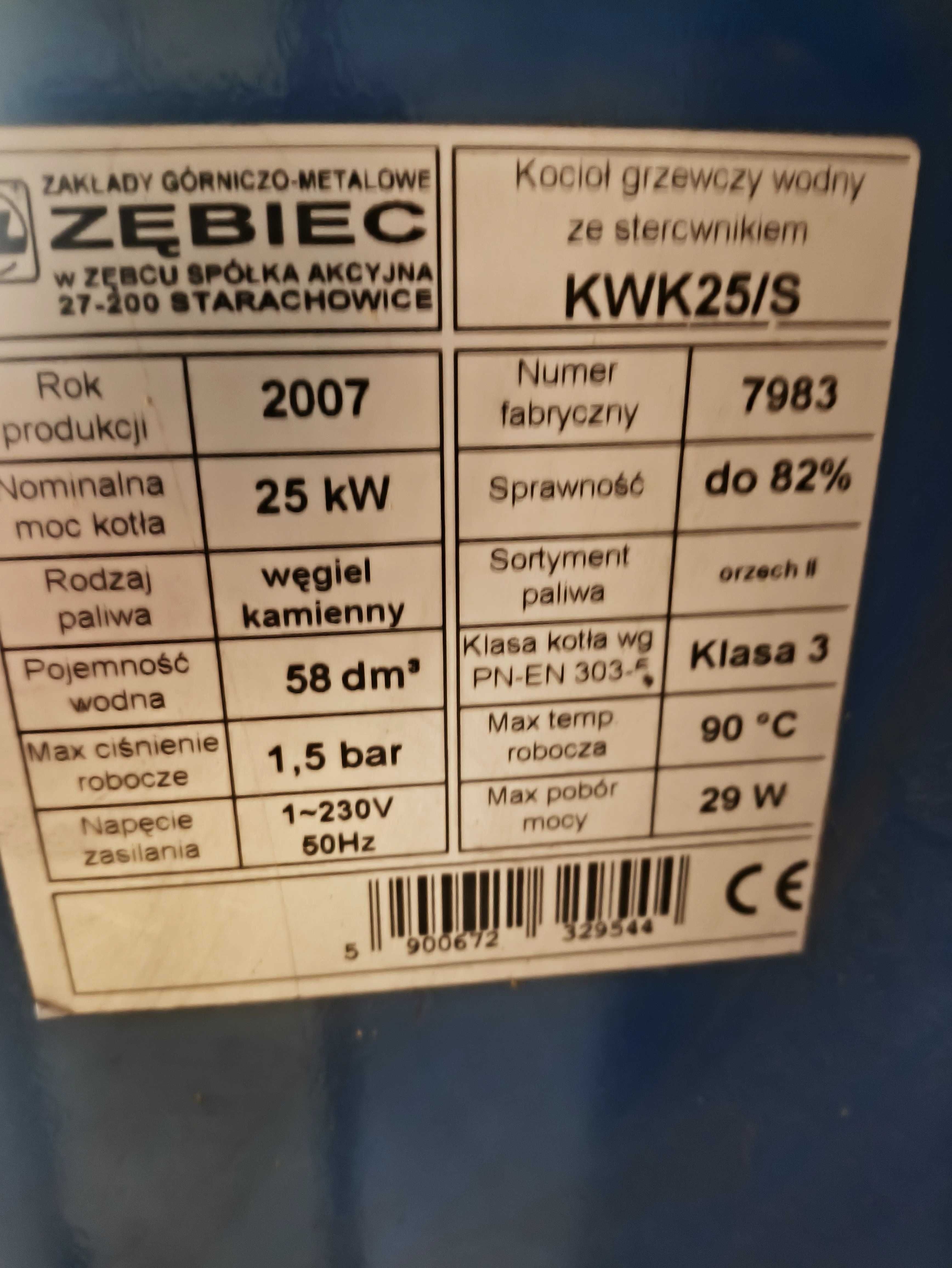 Piec Zębiec 25 KW