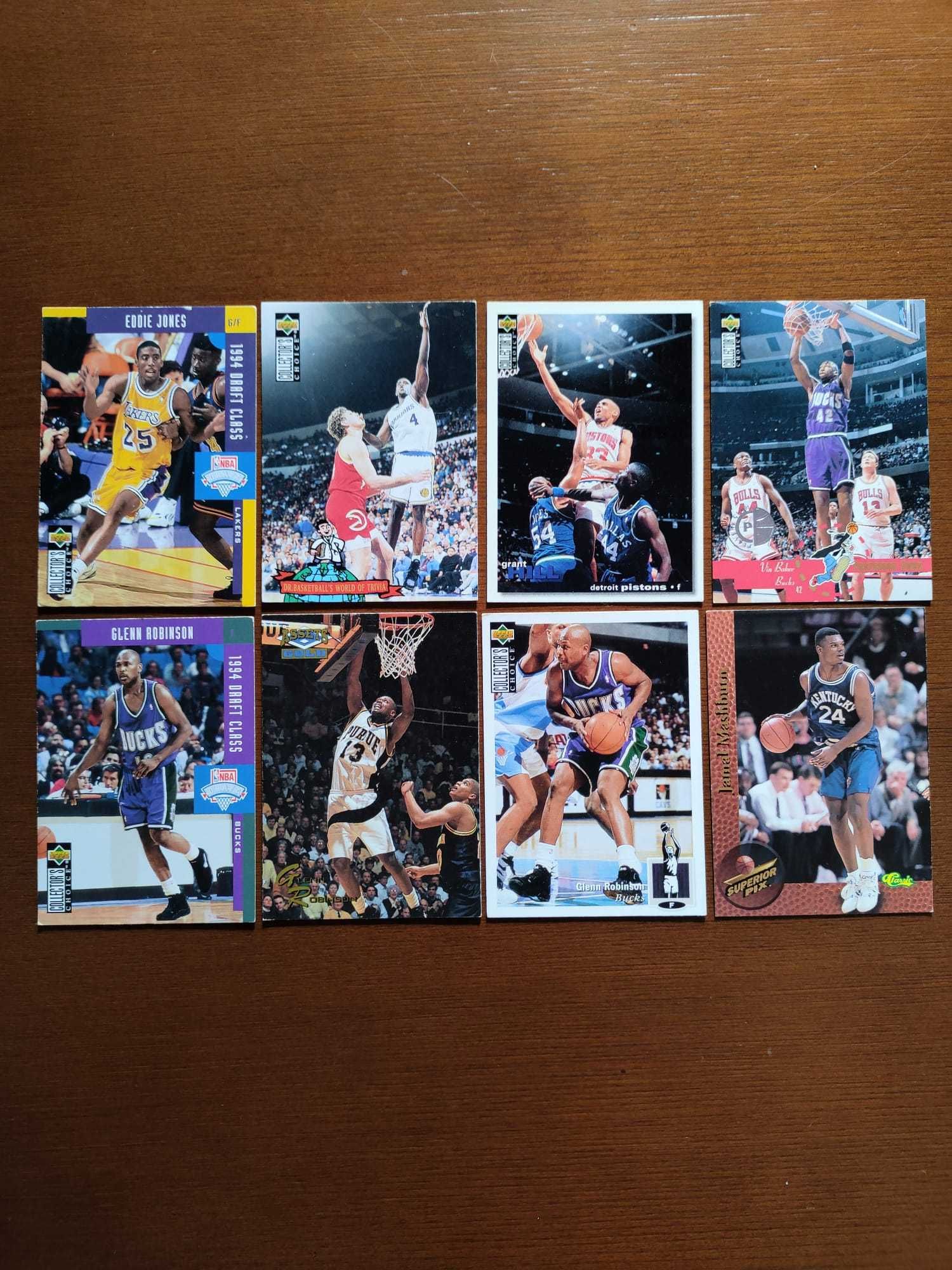 Cartas Rookies / novatos Basquetebol NBA Jogadores All-Star Anos 90